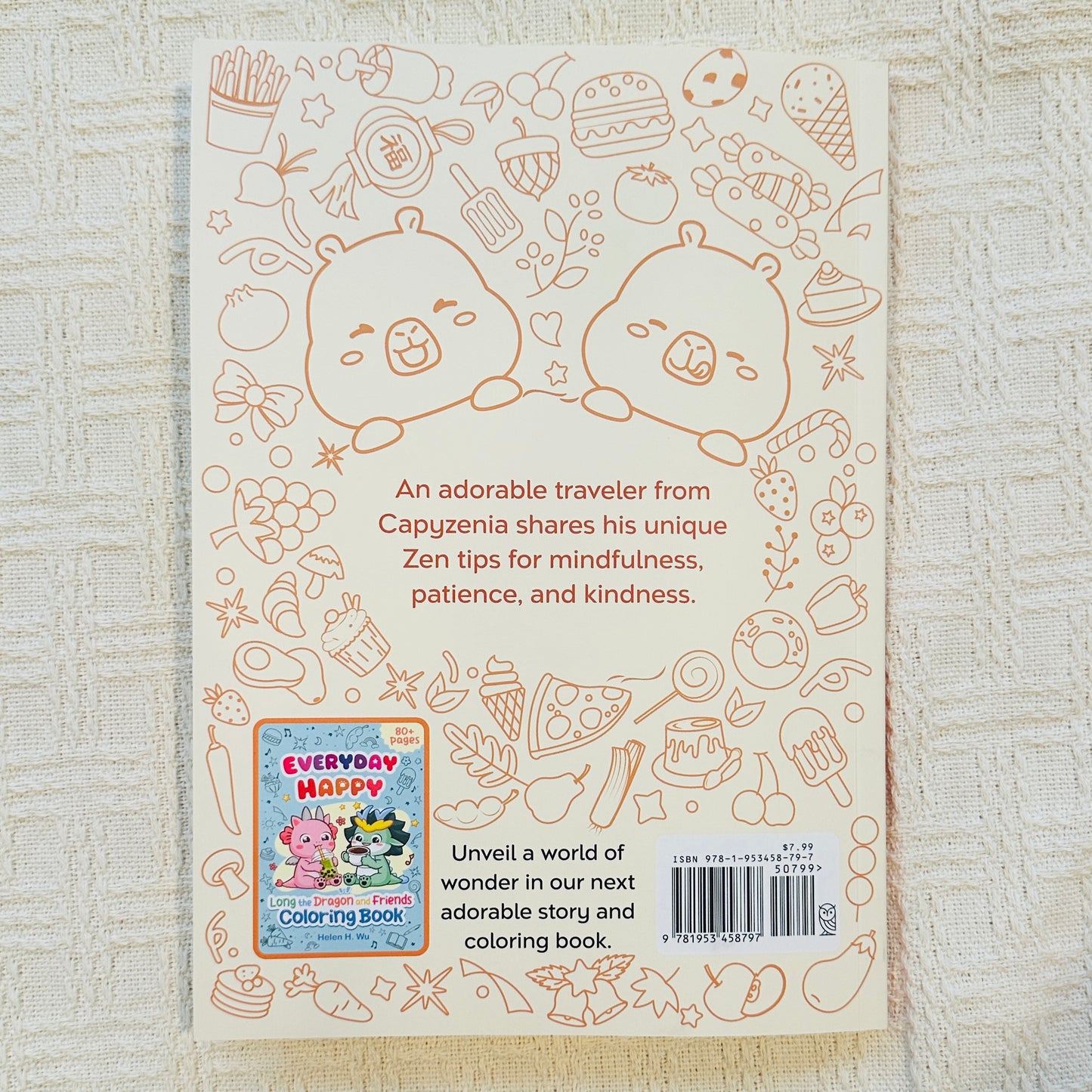 SIGNED EDITION: Capybara Zen: A Story and Coloring Book