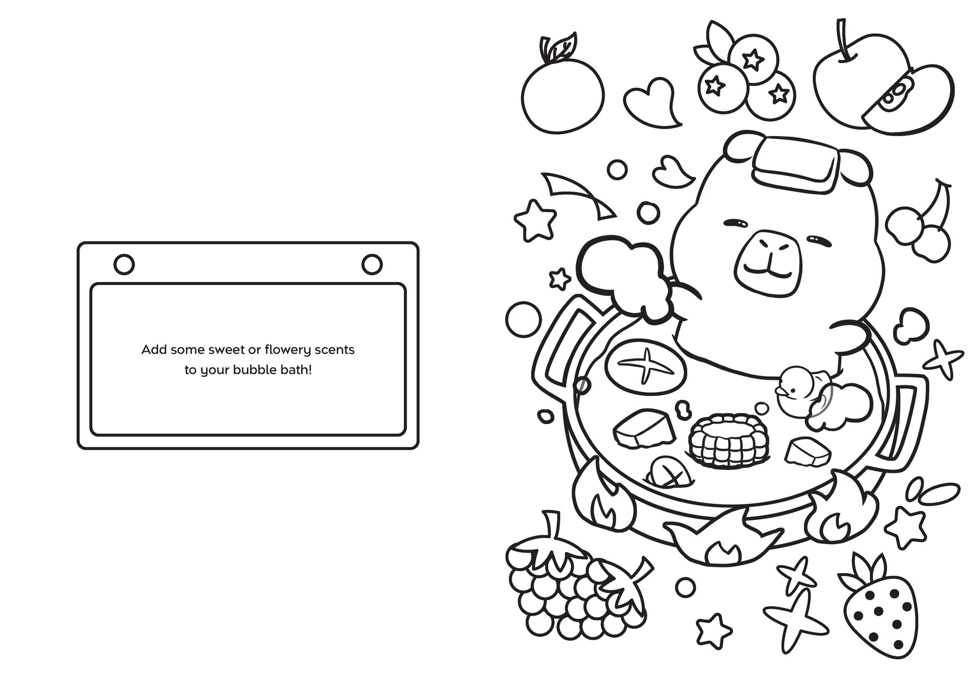 SIGNED EDITION: Capybara Zen: A Story and Coloring Book