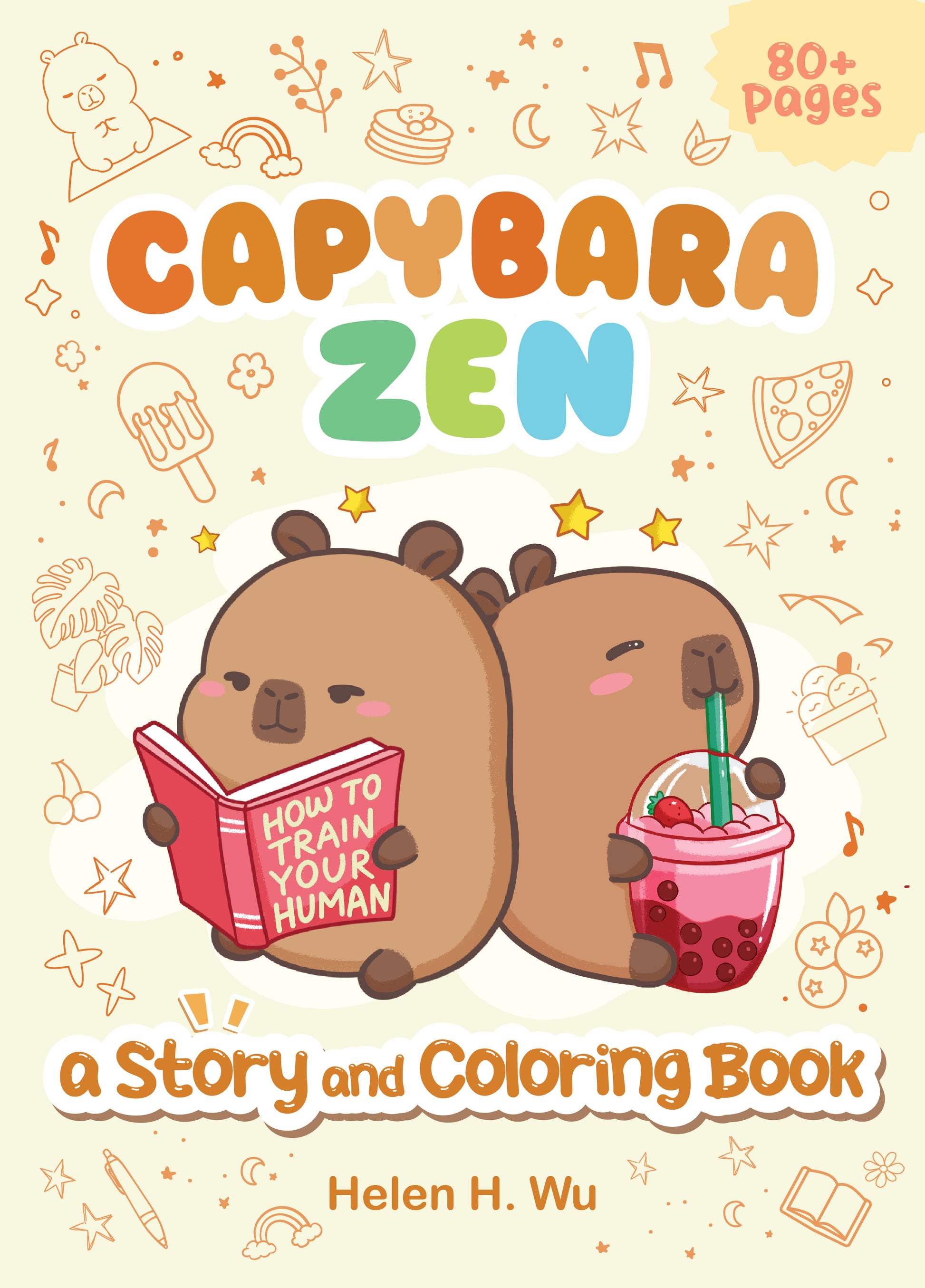 SIGNED EDITION: Capybara Zen: A Story and Coloring Book