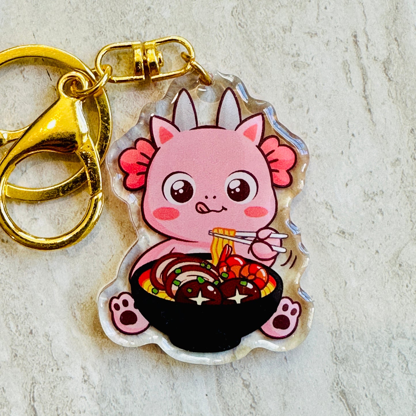 Chinese New Year Cute Dragons Capybara Acrylic Keychains