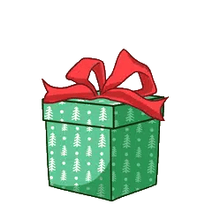 Animated capybara GIF: Capy gift box