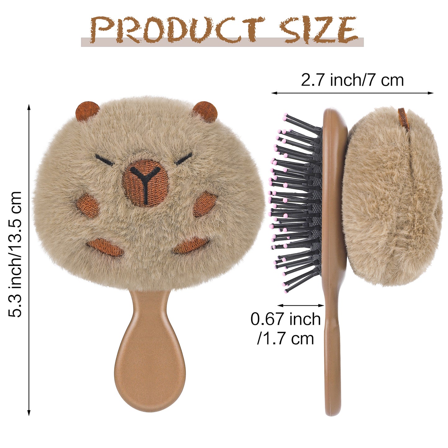 Capybara Hair Brush