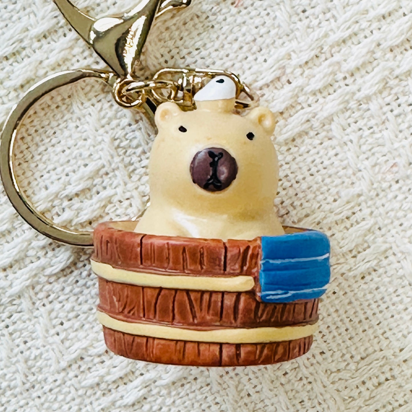 Capybara Figurine Keychain