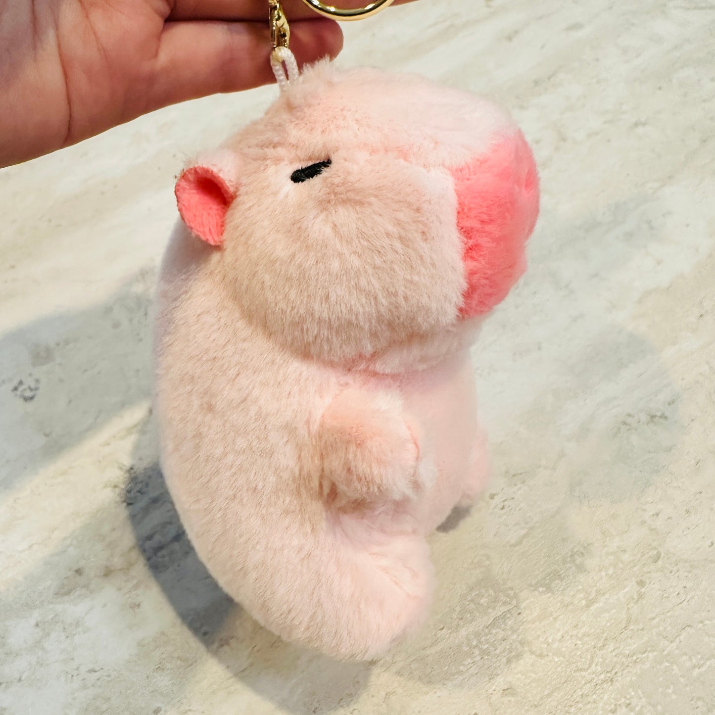 Capybara Plush Keychain