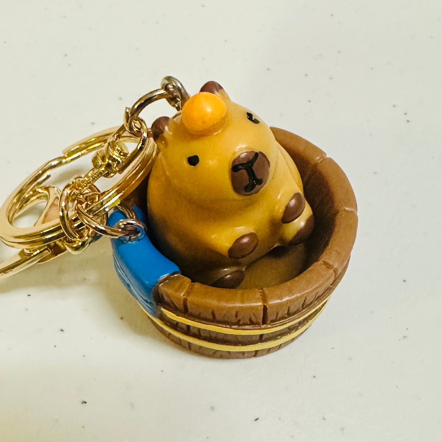 Capybara Figurine Keychain