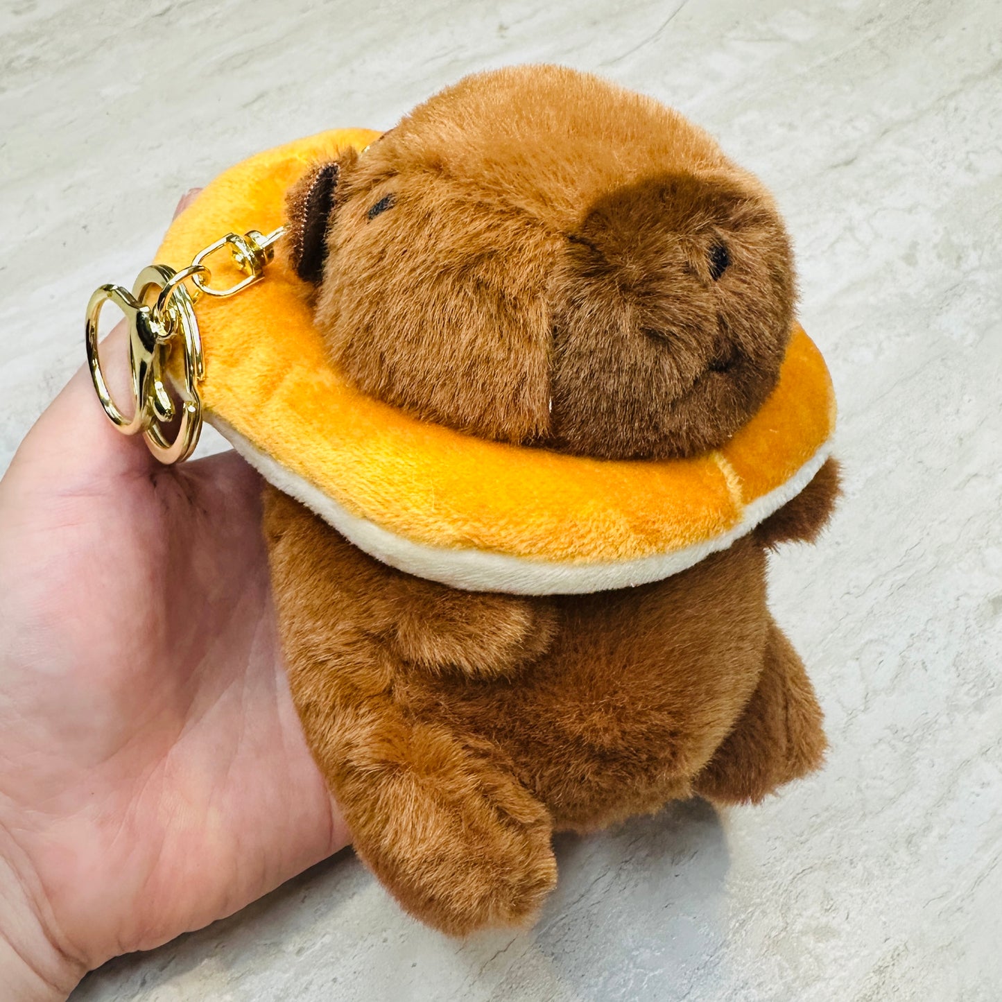 Capybara Plush Keychain