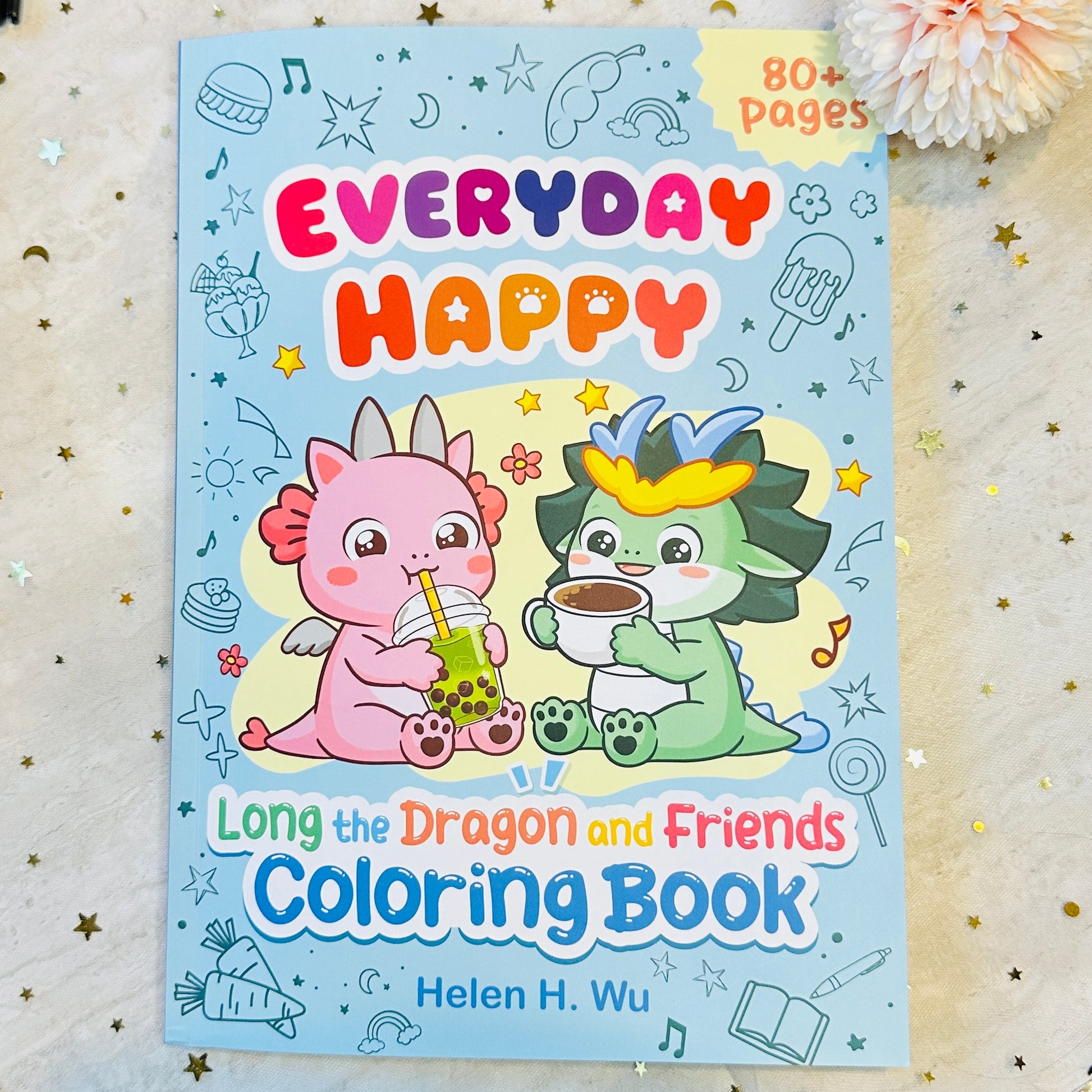 Dragon Coloring Book EVERYDAY HAPPY