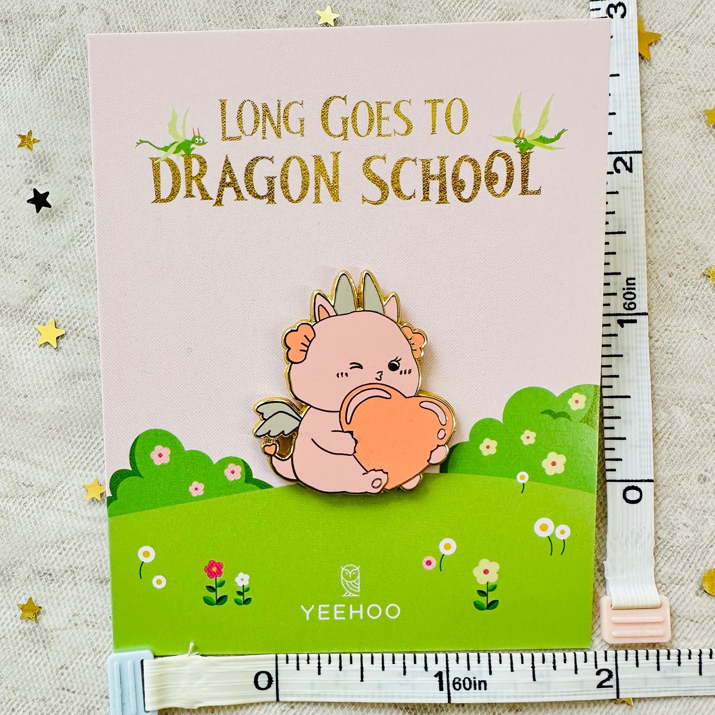 Cute Hard Enamel Dragon Axolotl Bunny Pin