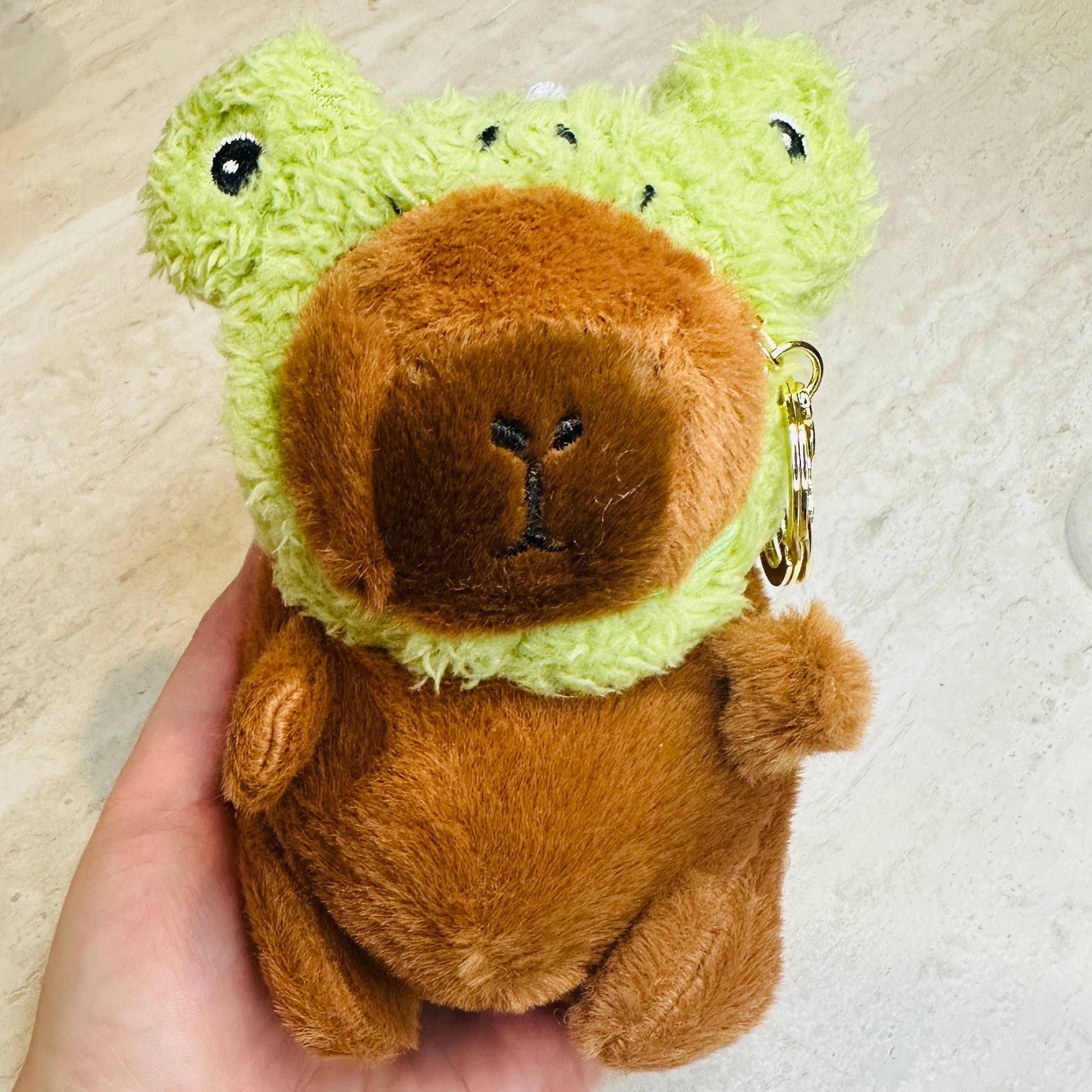 Capybara Plush Keychain