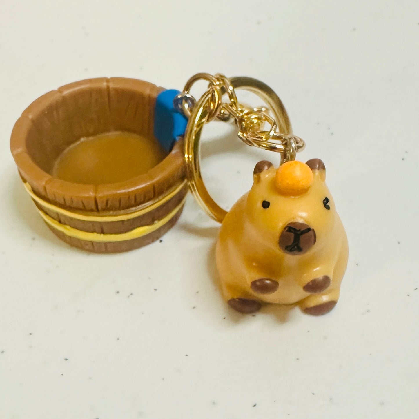 Capybara Figurine Keychain