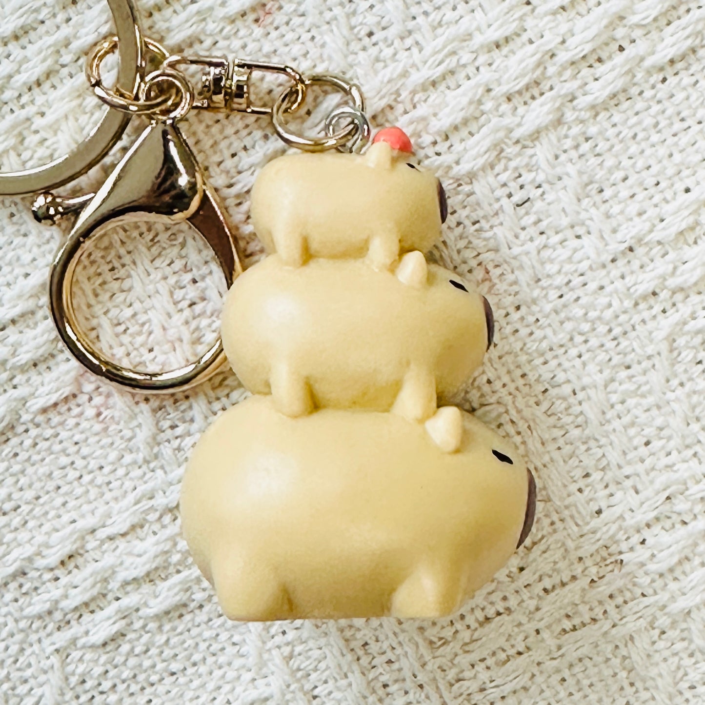 Capybara Figurine Keychain