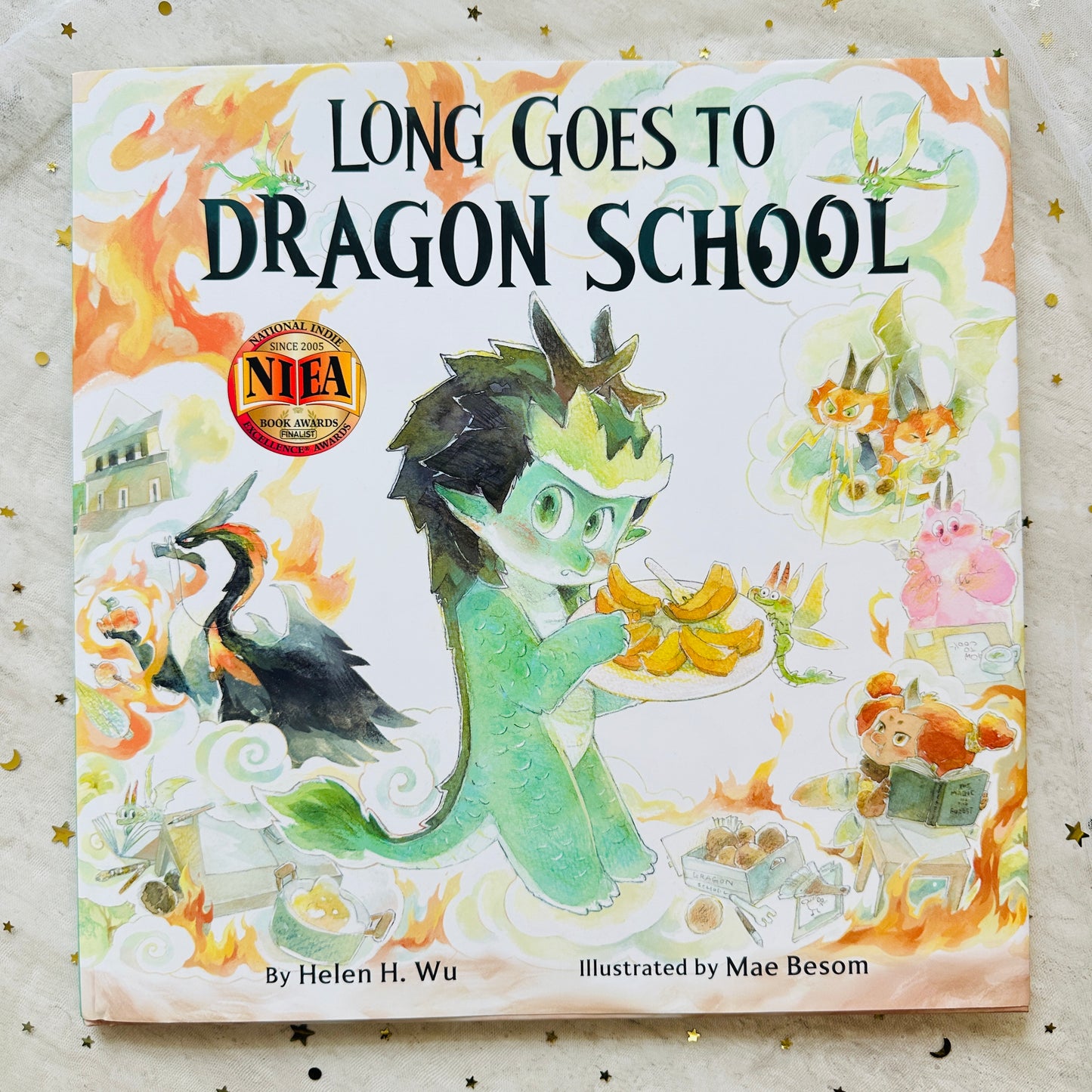 Autographed Dragon Book Multicultural LONG GOES TO DRAGON SCHOOL