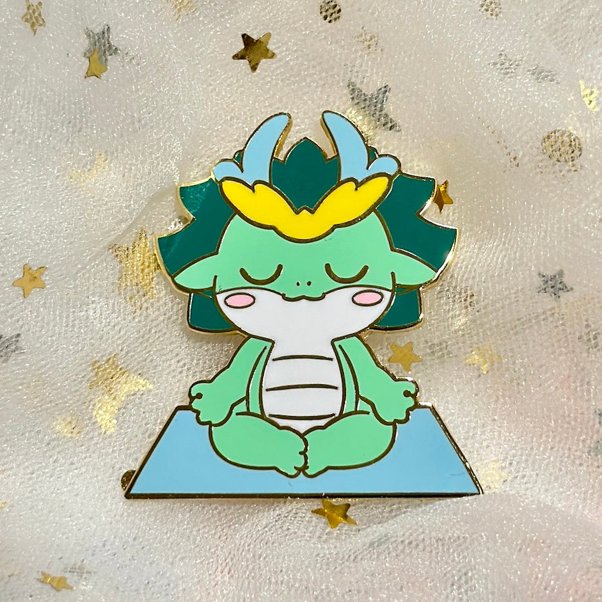 Cute Hard Enamel Dragon Axolotl Bunny Pin