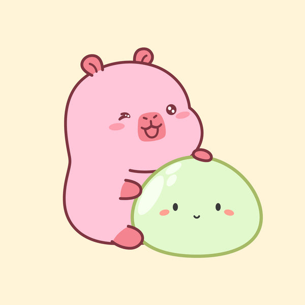 Cali, the pink CapyFun capybara
