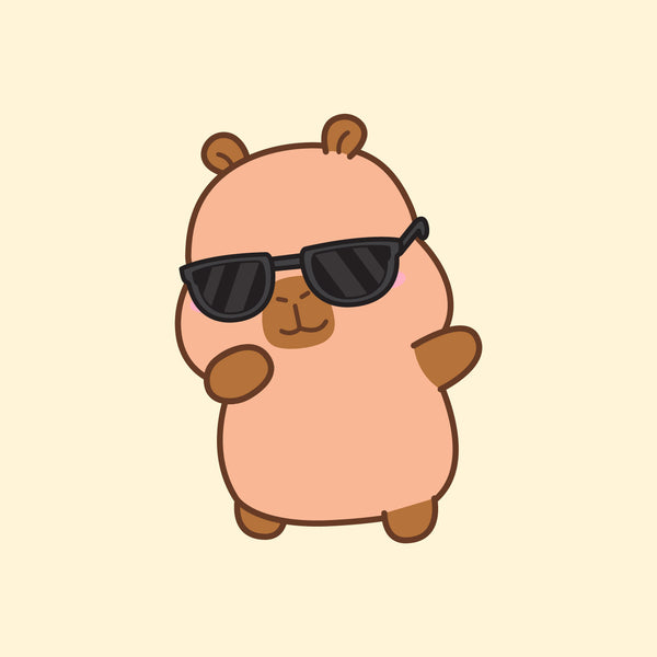 Cavin, the orange CapyFun capybara