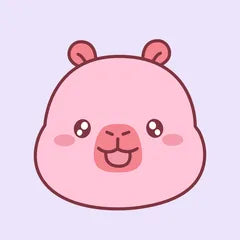 Cali capybara avatar, big smile
