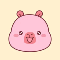 Cali capybara avatar, happy