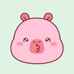 Cali capybara avatar, kiss