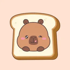 Capy capybara avatar, snack