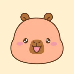 Cavin capybara avatar, happy