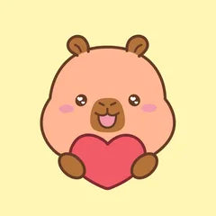 Cavin capybara avatar, heart