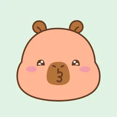 Cavin capybara avatar, kiss