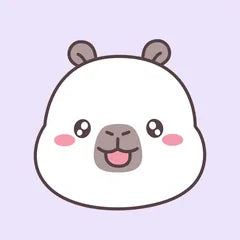 Coco capybara avatar, big smile