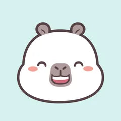 Coco capybara avatar, laugh