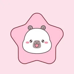Coco capybara avatar, sunshine