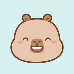 Cody capybara avatar, laugh