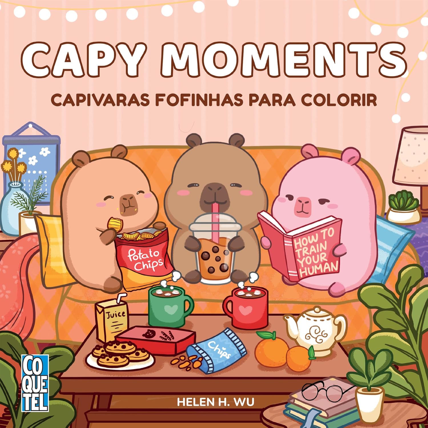 Capy Moments: Capivaras fofinhas para colorir (Portuguese edition) by Helen H. Wu