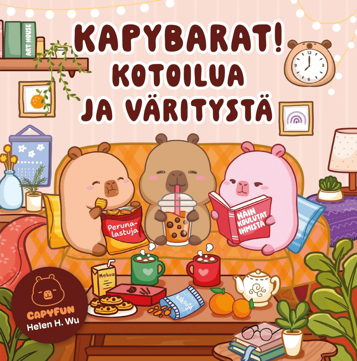 Kapybarat! Kotoilua ja väritystä (Finnish edition) by Helen H. Wu