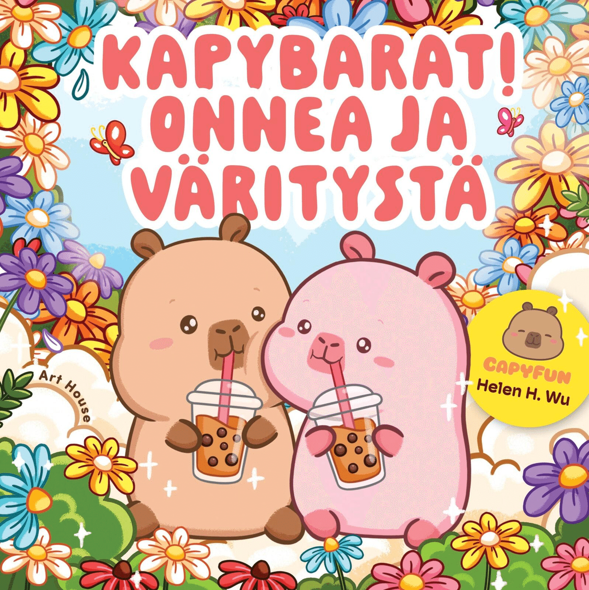 Kapybarat! Onnea ja väritystä (Finnish edition) by Helen H. Wu
