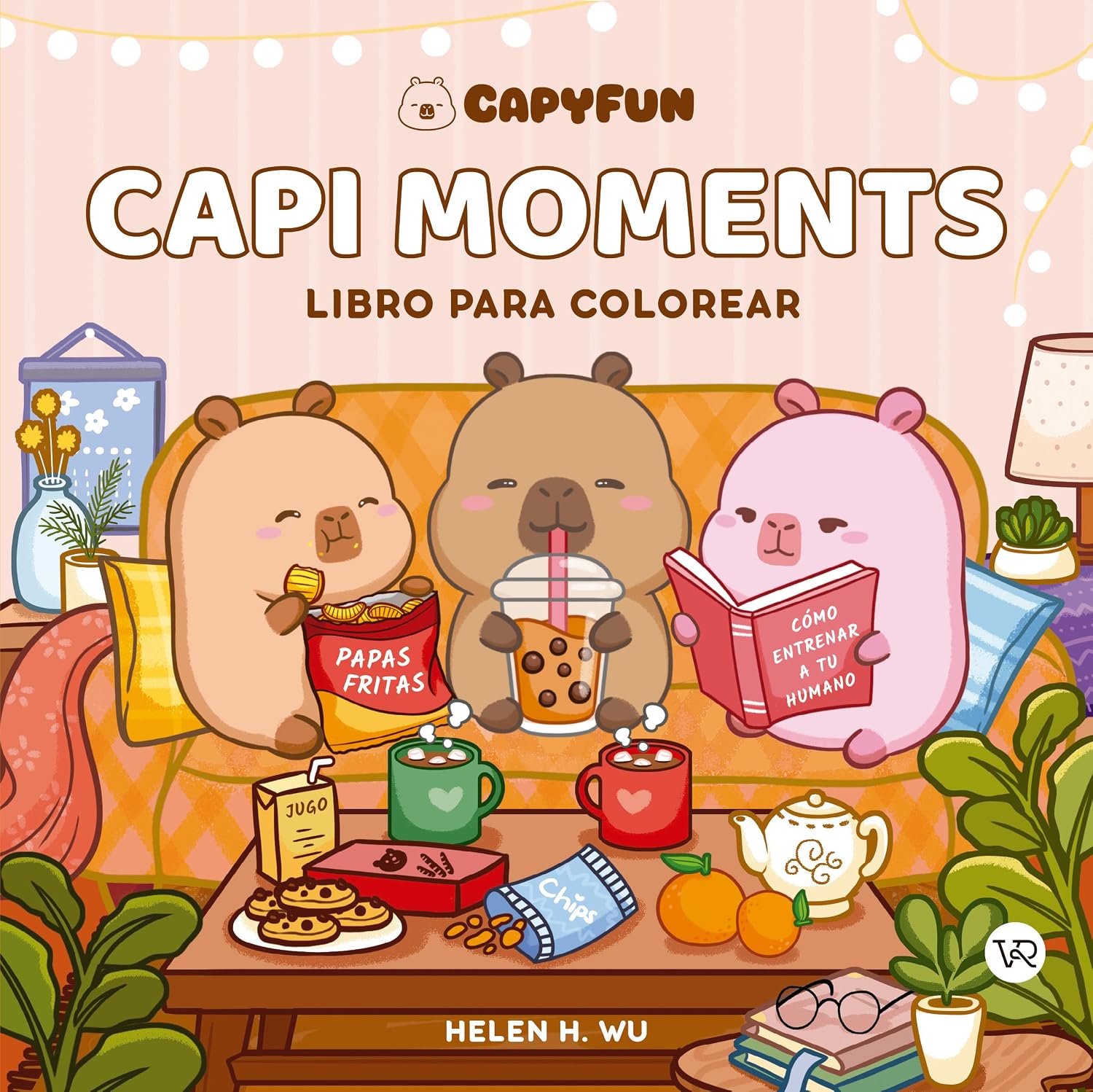 Capi Moments: Libro para colorear (Spanish edition) by Helen H. Wu