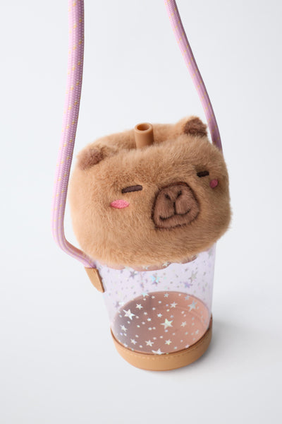 CapyFun capybara face crossbody bag